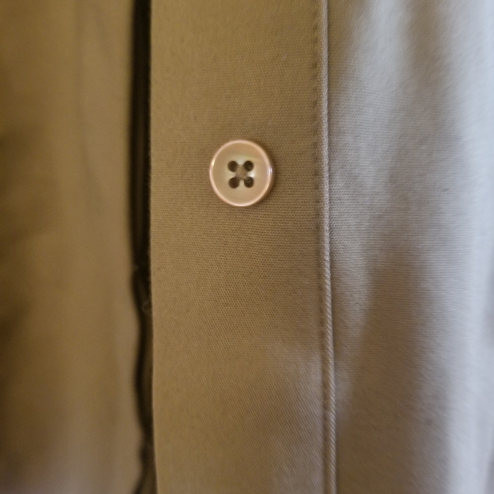 Good American cotton blend button-down shirt size 1 - Picture 3 of 9